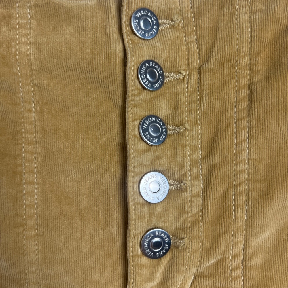 Veronica‎ Beard Size 29 Crosbie Corduroy Crop Wide Leg Pants In Wood Thrush - Picture 7 of 13